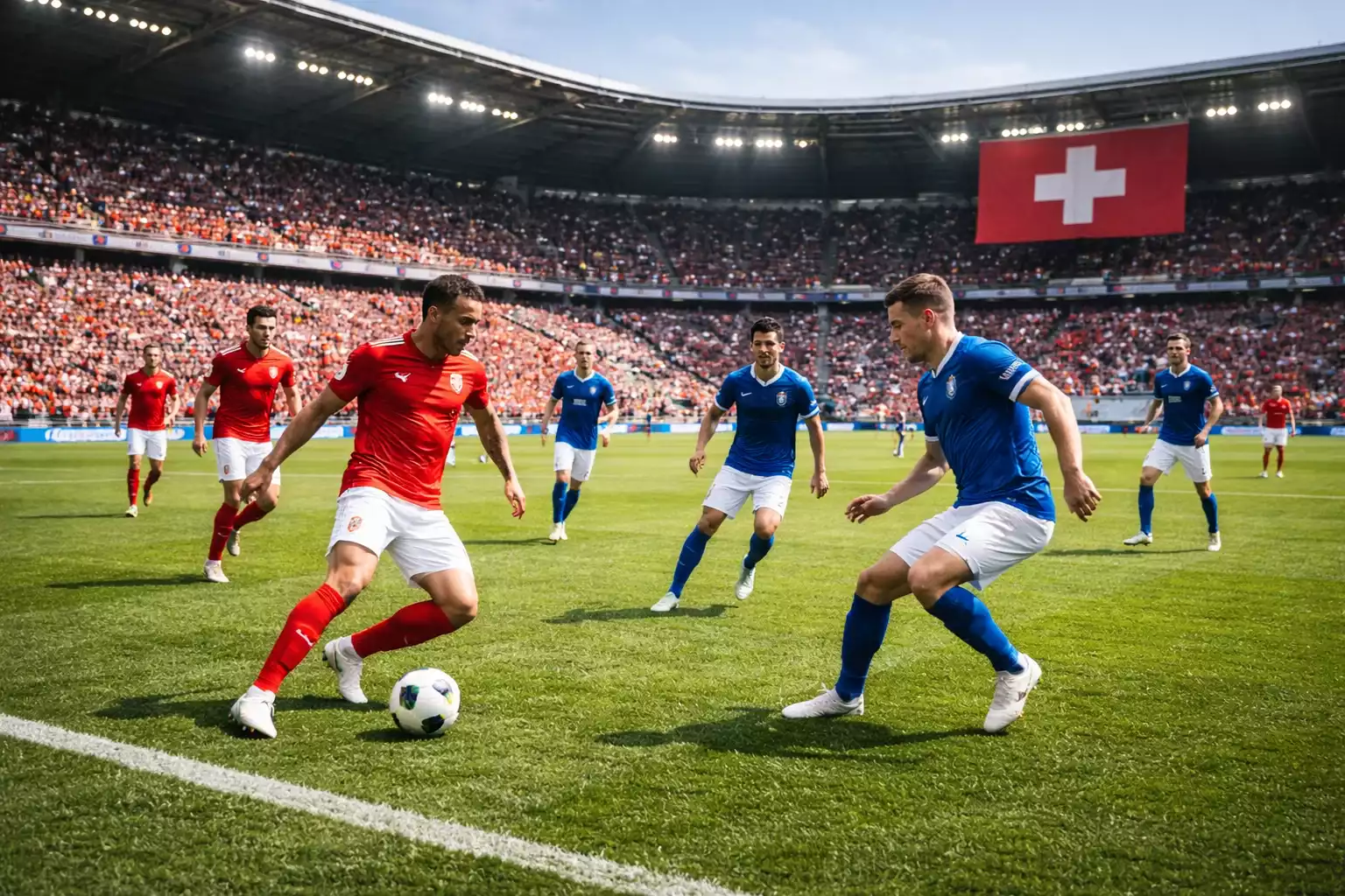 Fussballspiel mit 1X2 Wettoptionen Heimsieg Unentschieden Auswärtssieg